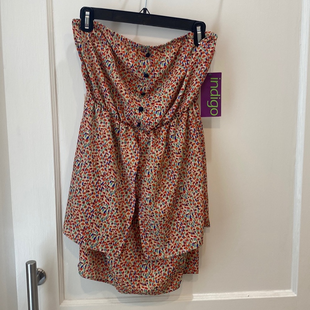 Indigo flower dress size small